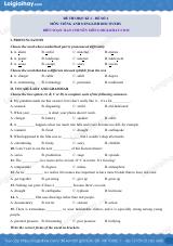 Đề thi học kì 1 Tiếng Anh 8 English Discovery - Đề số 2